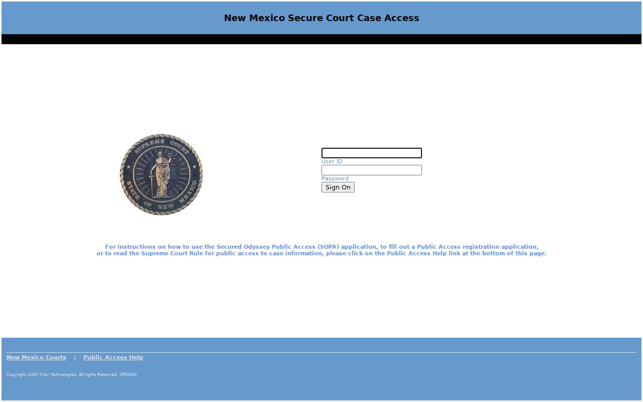 Lea County case search legacy SOPA transition information