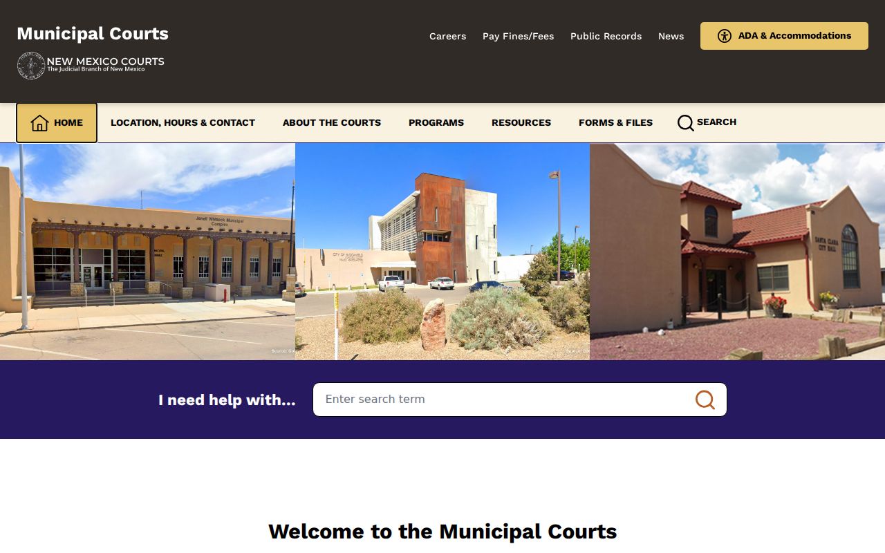 Tatum court record source for New Mexico municipal court jurisdiction